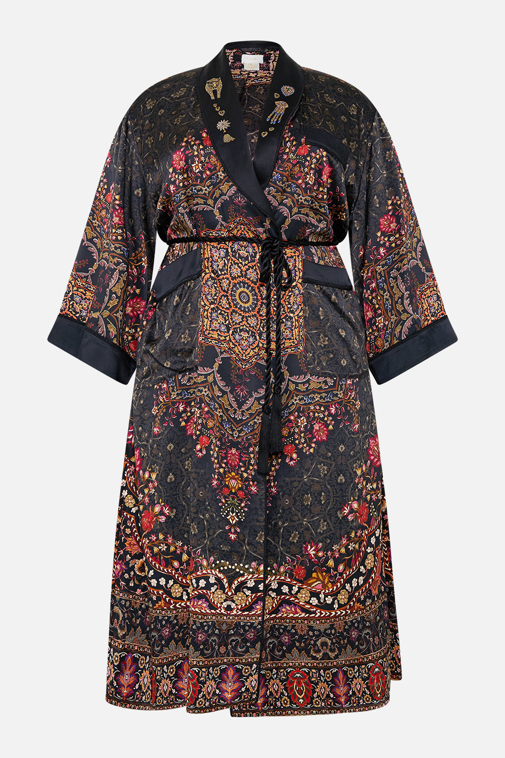 LONG ROBE WITH FLARED SLEEVE LOOM TO TOMB