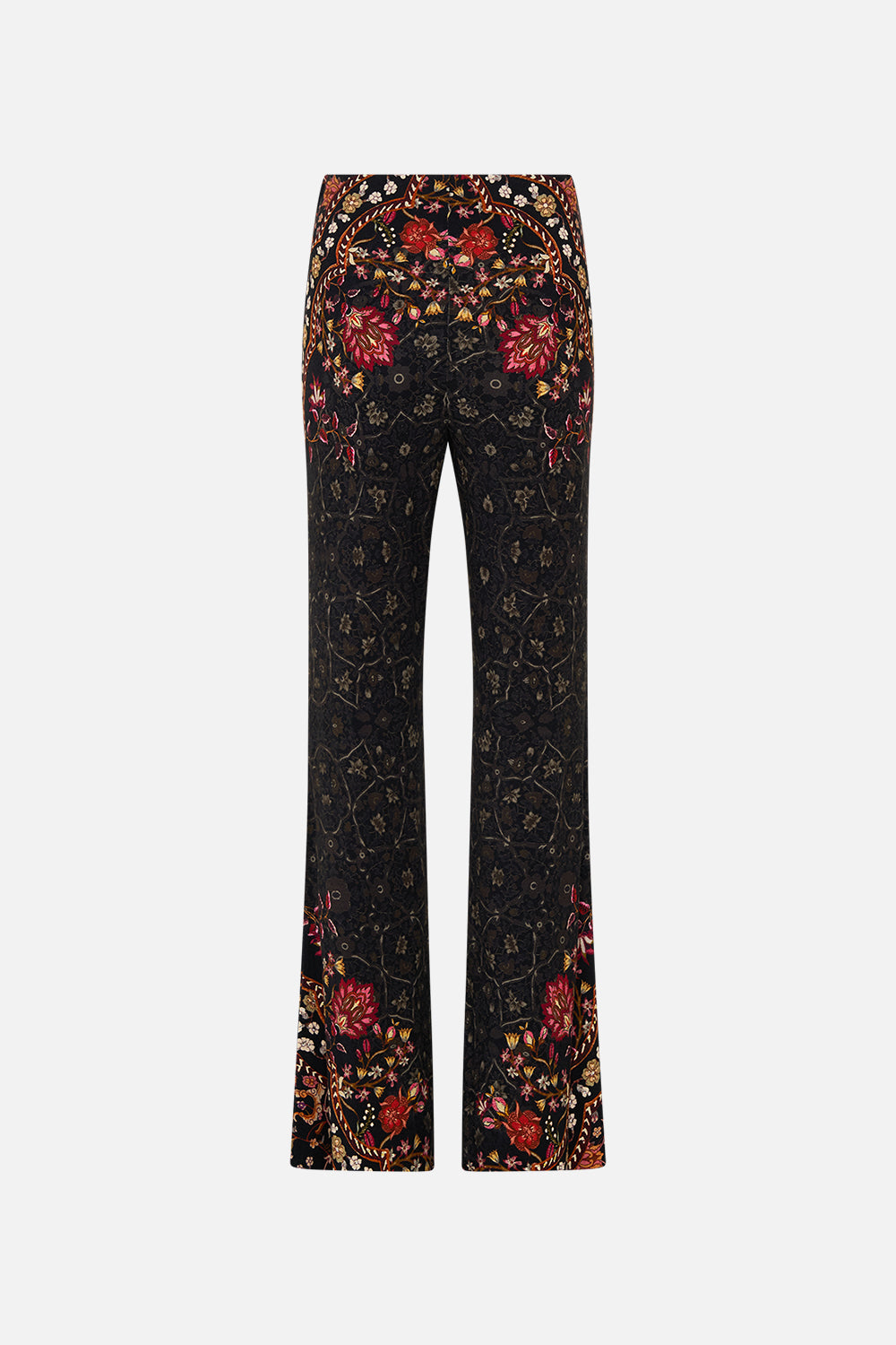 CAMILLA Jersey Flare Pant in Loom to Tomb print