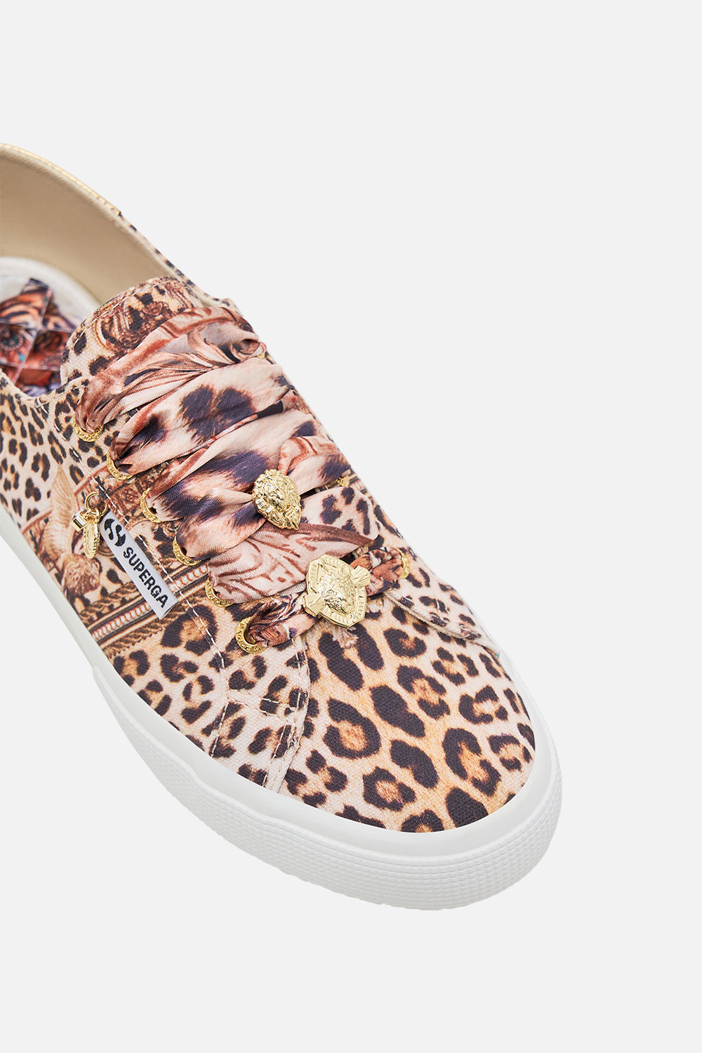 Superga snake sale print sneaker