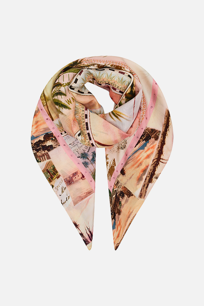 LARGE SQUARE SCARF MERMAID MILLA