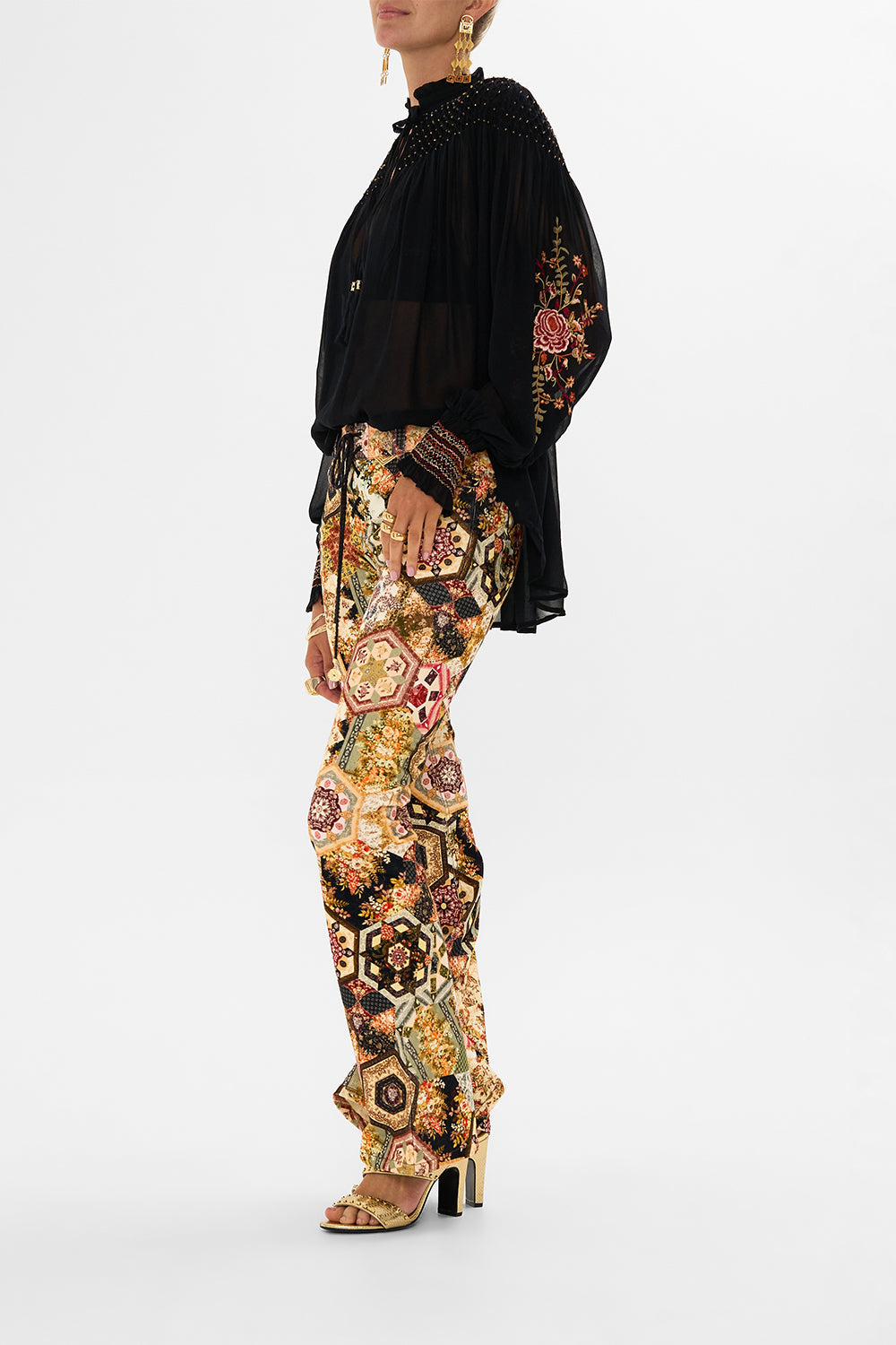 取寄) ヴィンス レディース スモック シェル Vince women Smocked