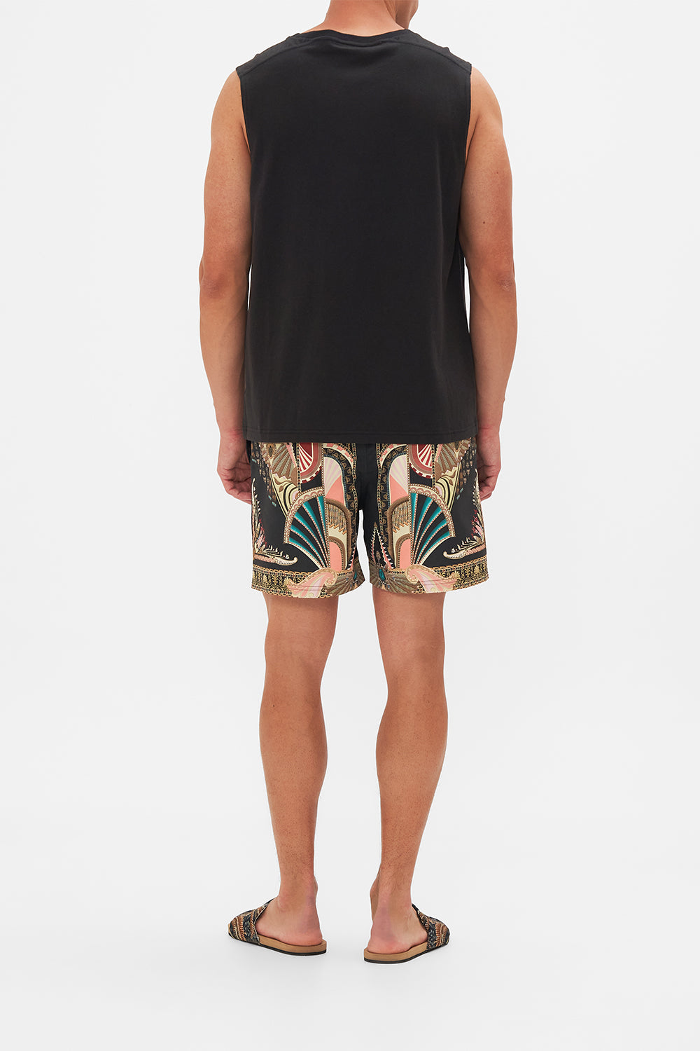 Hotel Franks By CAMILLA Black Sleeveless T-Shirt in They Called Her Nefertari print.