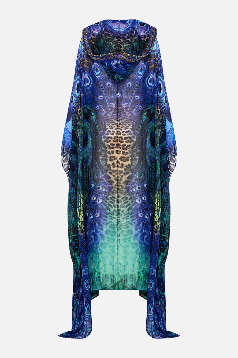 OVERSIZED ROBE PEACOCK ROCK