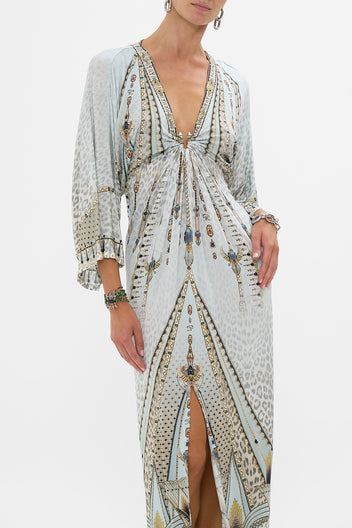 NECKTIE DRESS WITH ELASTICATED WAIST SAHARA STARLET main image 1