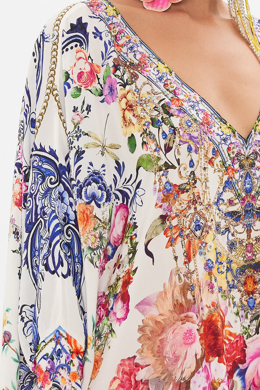 SHORT KAFTAN WITH CUFF SISTERS OF THE MARIGOLD