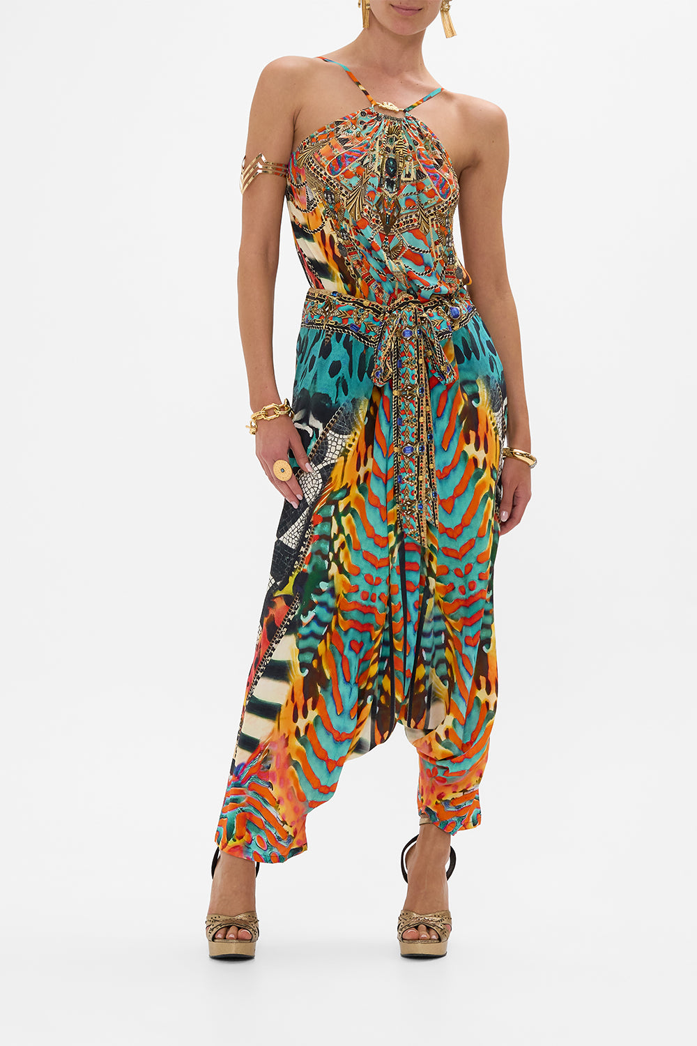CAMILLA Harem Pants in Desert Visions print.