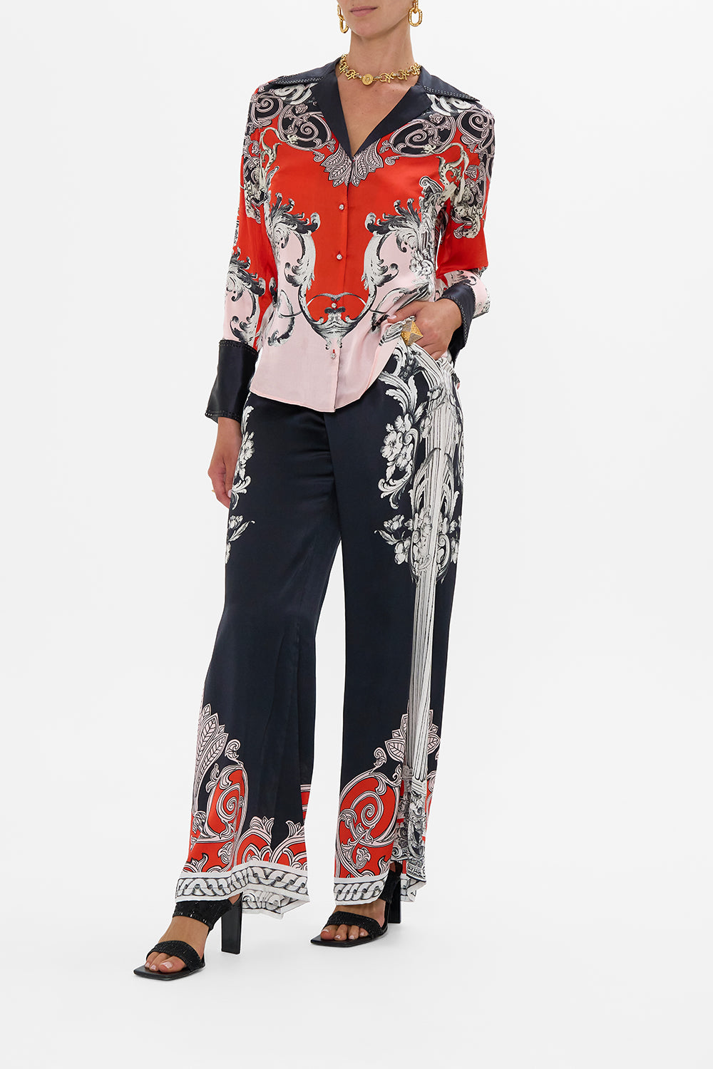 The CAMILLA LOUNGE PANT MARK OF MEDUSA