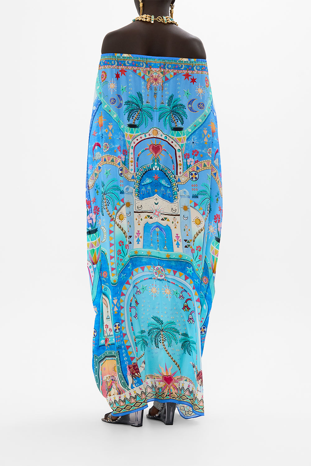 OFF SHOULDER KAFTAN A PAINTED VILLAGE