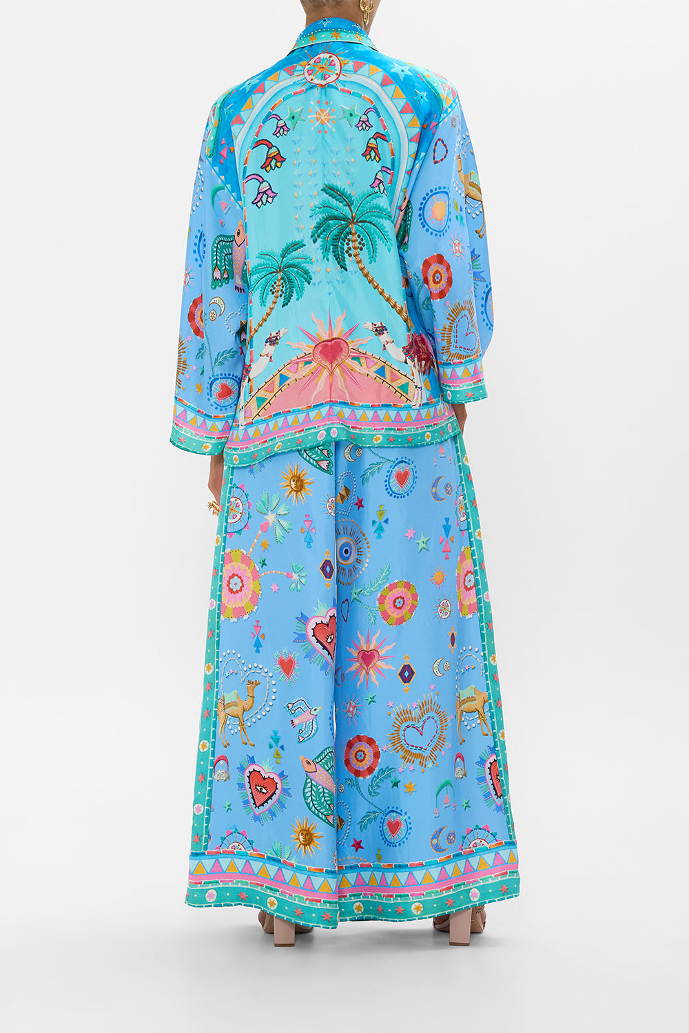 WIDE SLEEVE BLOUSE A PAINTED VILLAGE