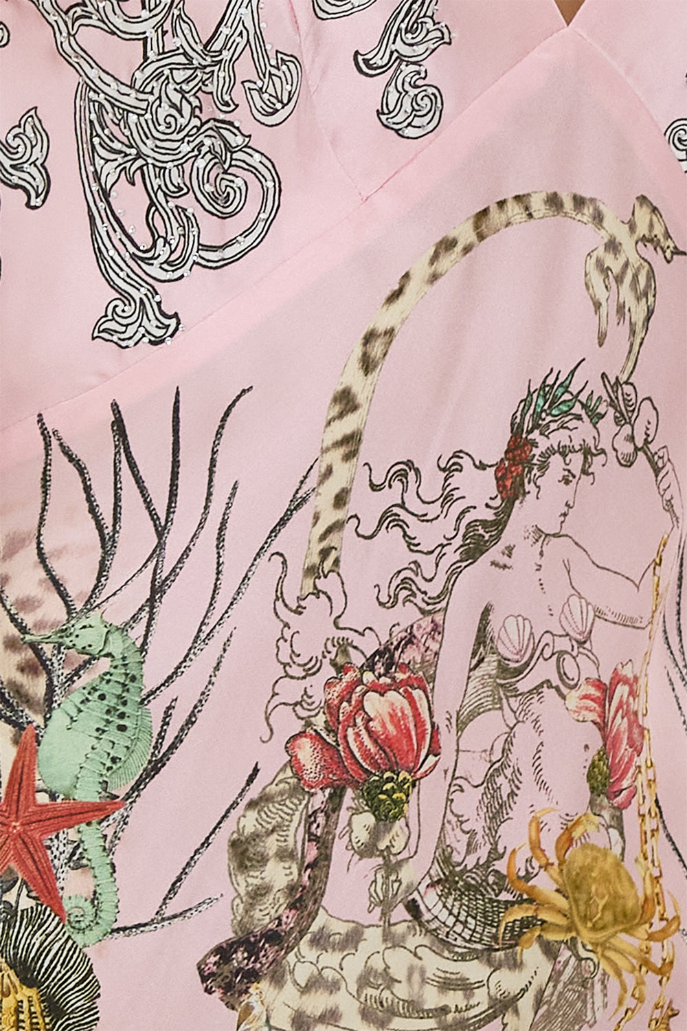 V NECK FULL LENGTH BIAS SLIP DRESS CAVE OF WONDERS