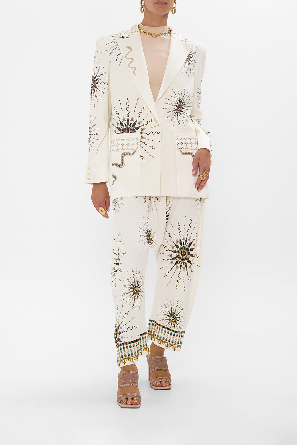 DRAPED JERSEY PANT GODDESS ENERGY