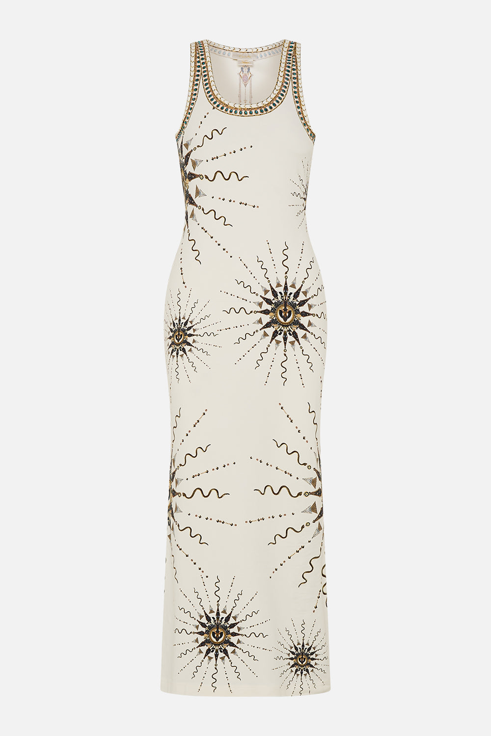 JERSEY SCOOP NECK TANK DRESS GODDESS ENERGY