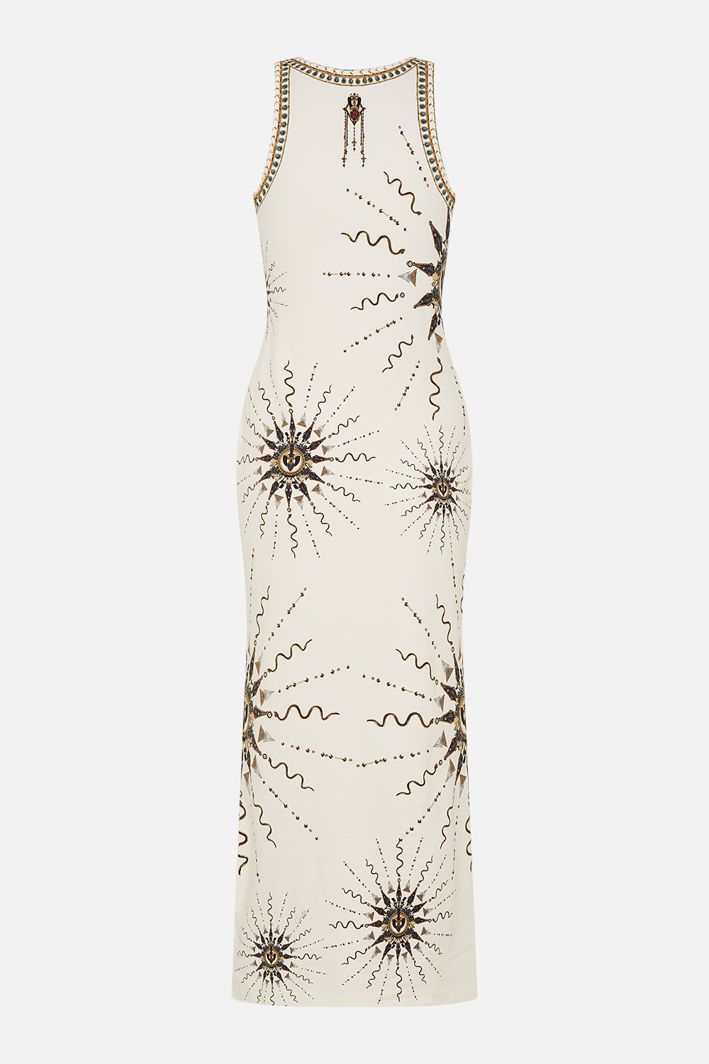 JERSEY SCOOP NECK TANK DRESS GODDESS ENERGY