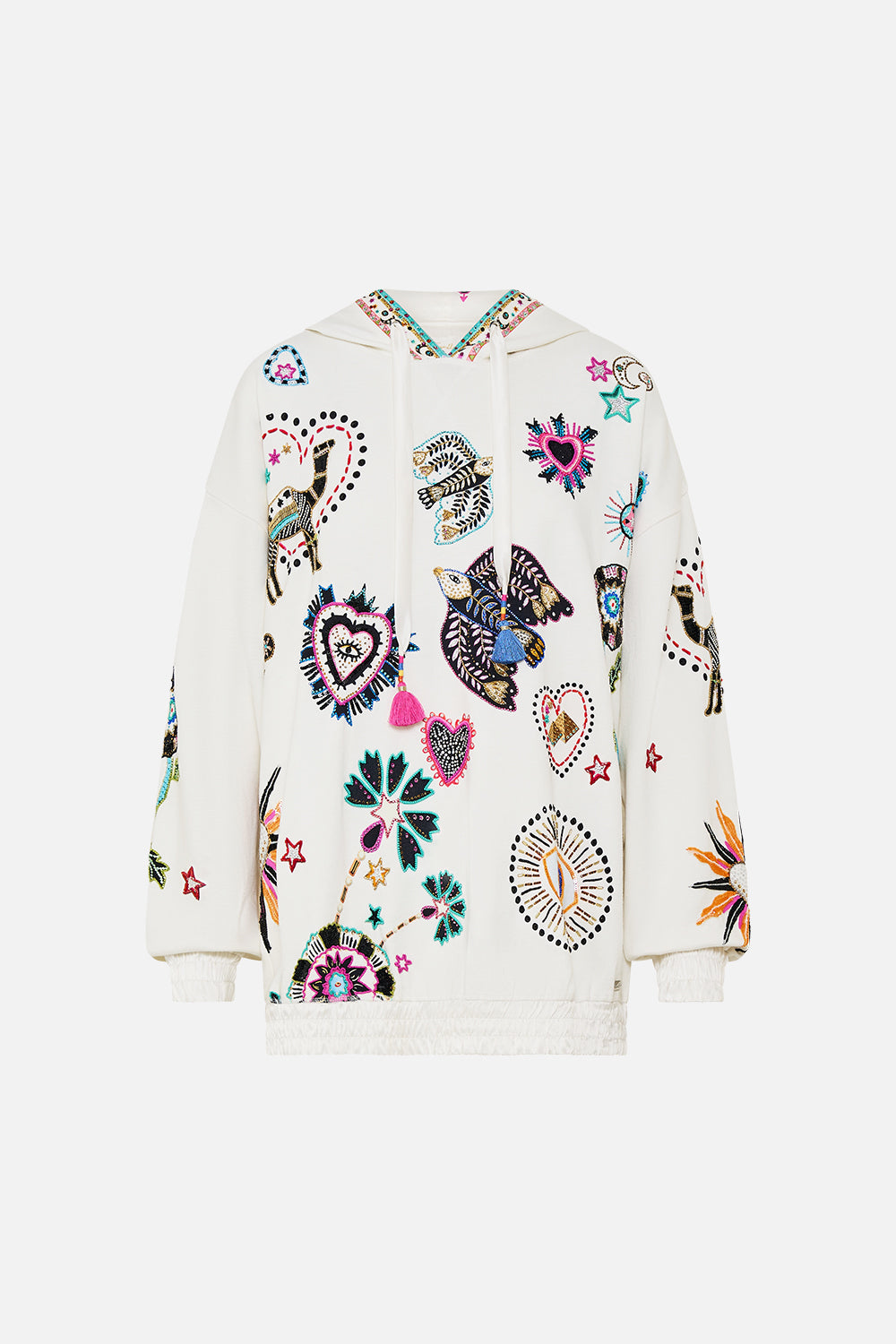 SILK BAND OVERSIZED HOODIE WITH POCKETS NUBIAN WONDERLAND