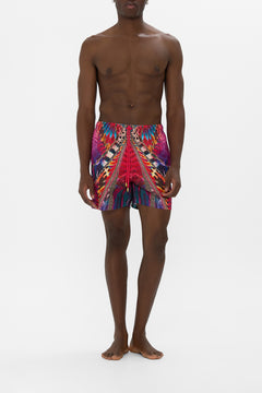 CAMILLA Mid Length Boardshort in Sahara Supernatural print