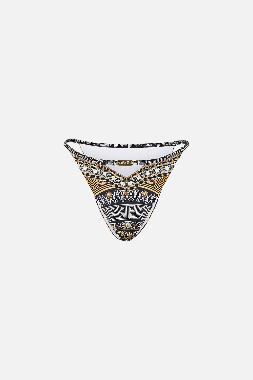 PANT WITH CUT OUT AND TRIM TEMPLES OF DENDARA