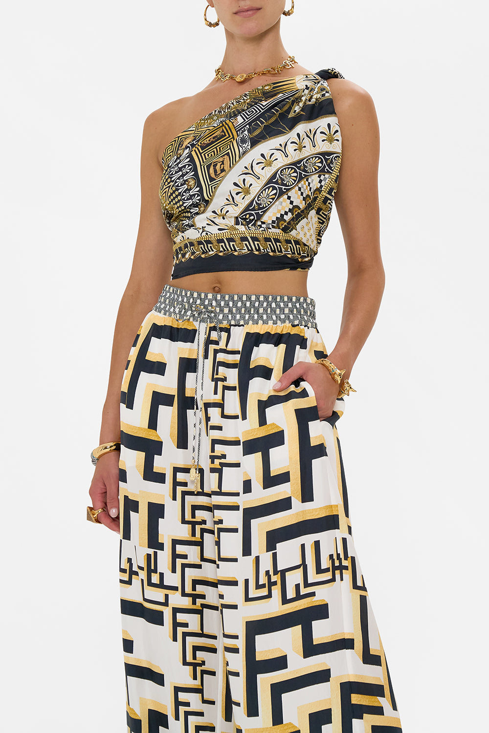 LARGE SQUARE SCARF TEMPLES OF DENDARA