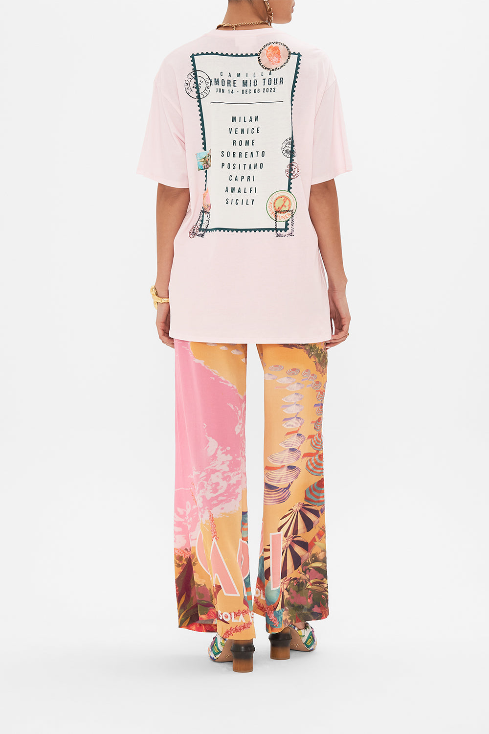 OVERSIZED BAND TEE CAPRI ME