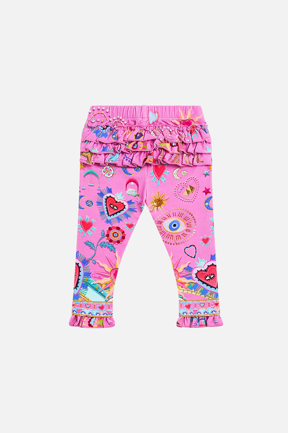 BABIES LEGGINGS WITH FRILLS RAINBOW ROADS