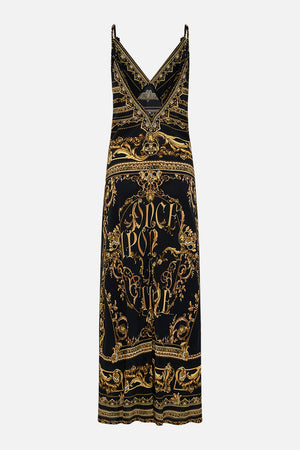 Disney CAMILLA silk slip dress in Once Upon A Time print 