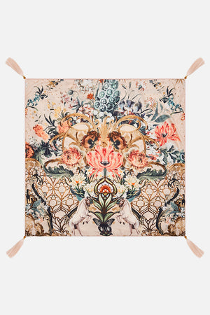 Villa CAMILLA floral print large cushion in Rose Garden Revolution