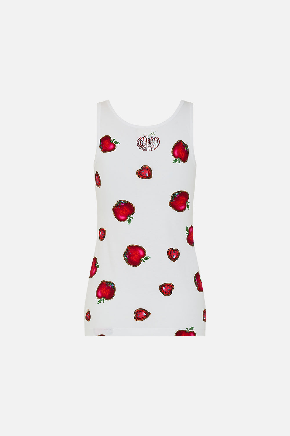 Disney jersey tank in Just one Bite Snow White print