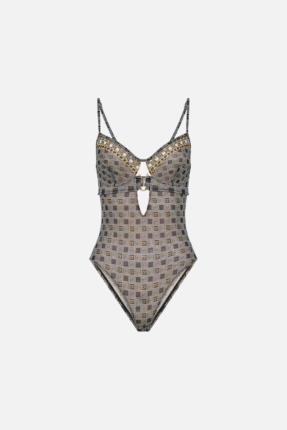 STRETCH MESH UNDERWIRE BODYSUIT TEMPLES OF DENDARA