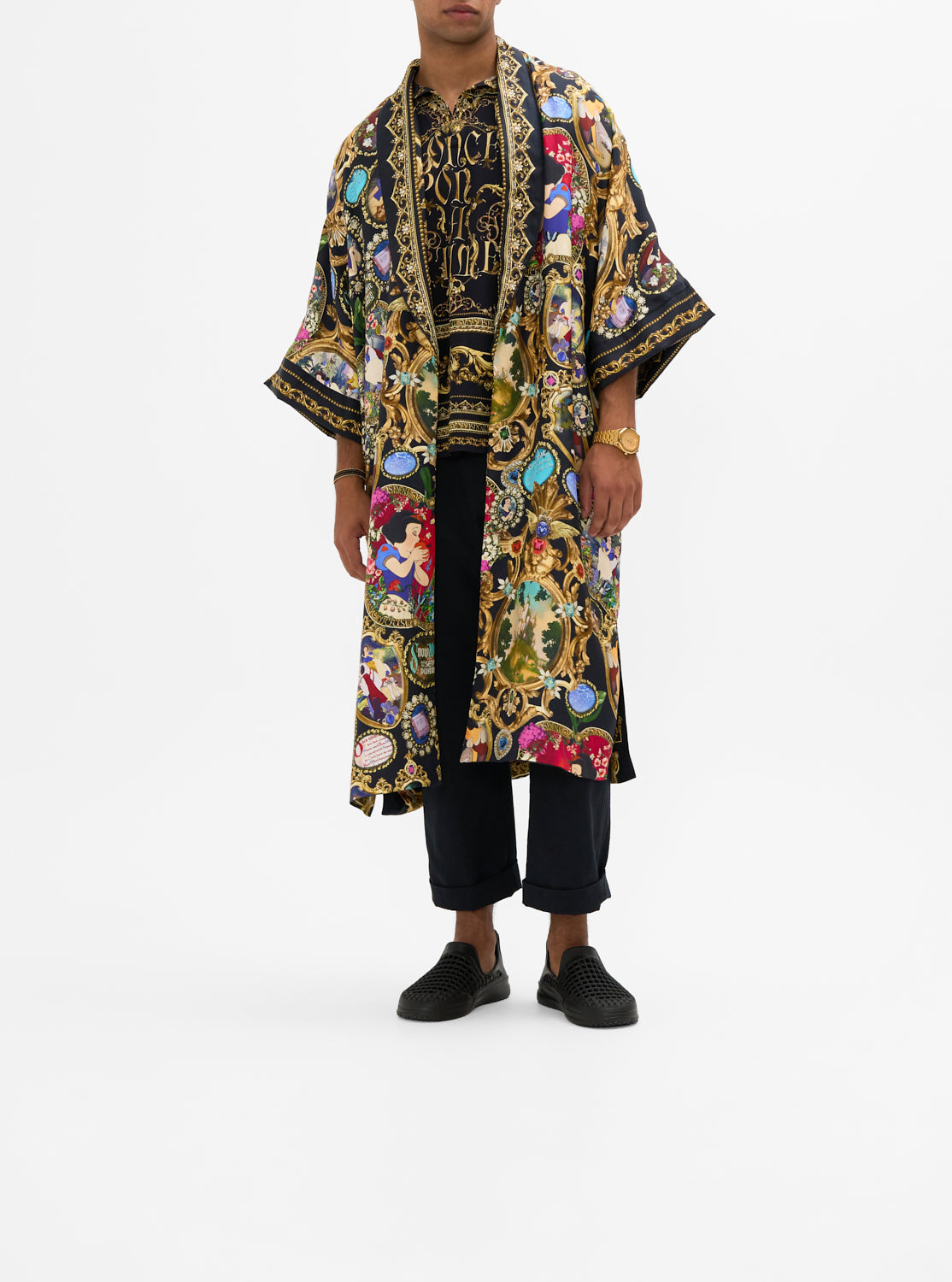 LONG LINE REVERSIBLE ROBE HAPPILY EVER AFTER