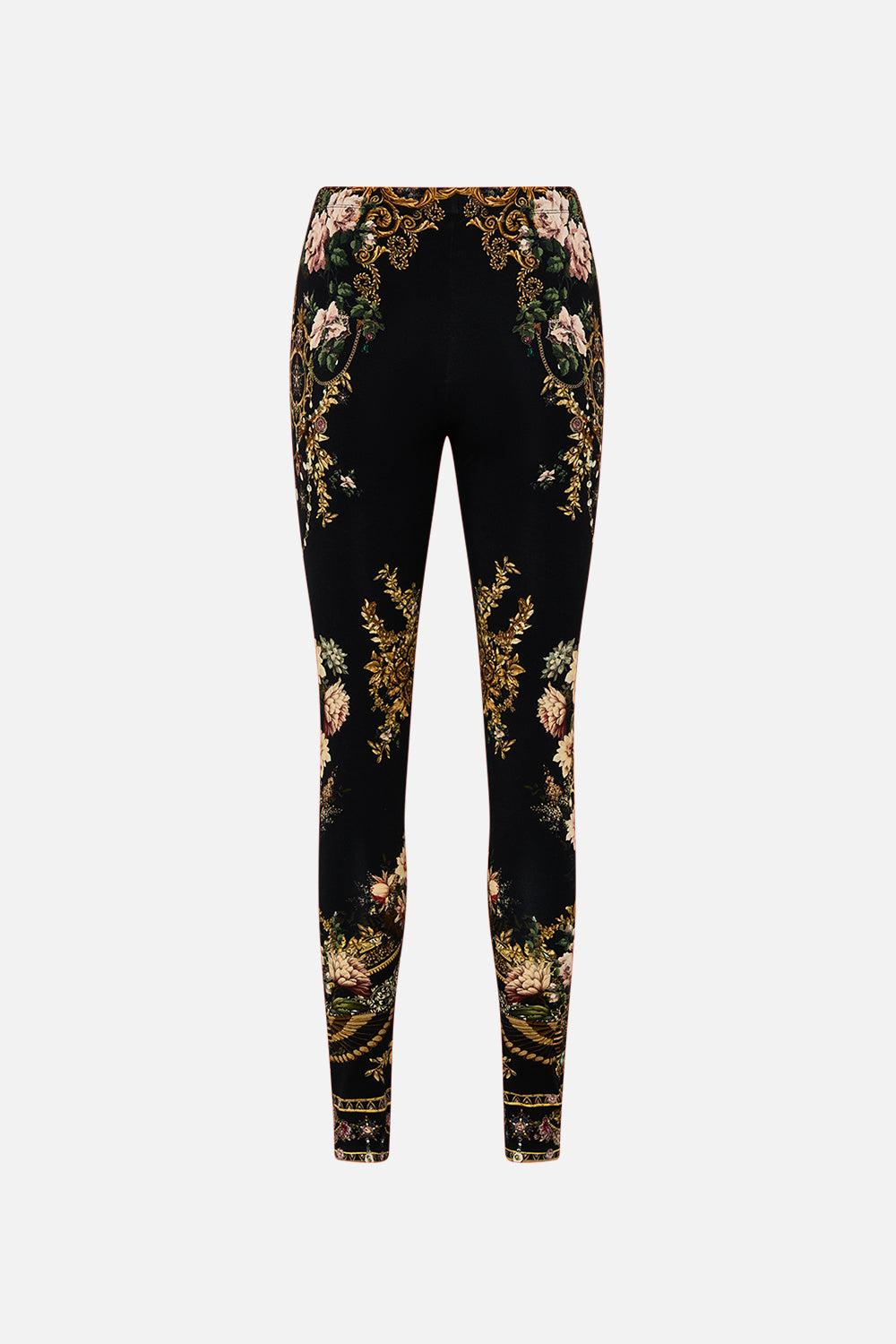 CAMILLA leggings in Dynasty Daze print. 