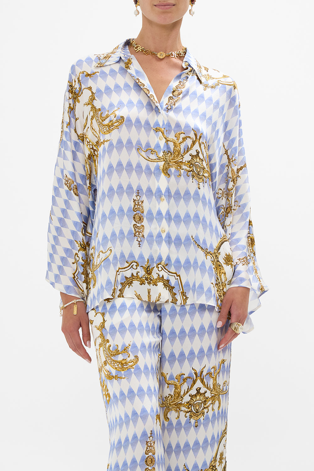 WIDE SLEEVE BLOUSE THRONE GAMES