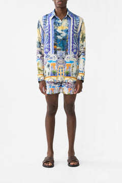 LONG SLEEVE HIDDEN PLACKET SHIRT SONG OF SAINT ANTHONY