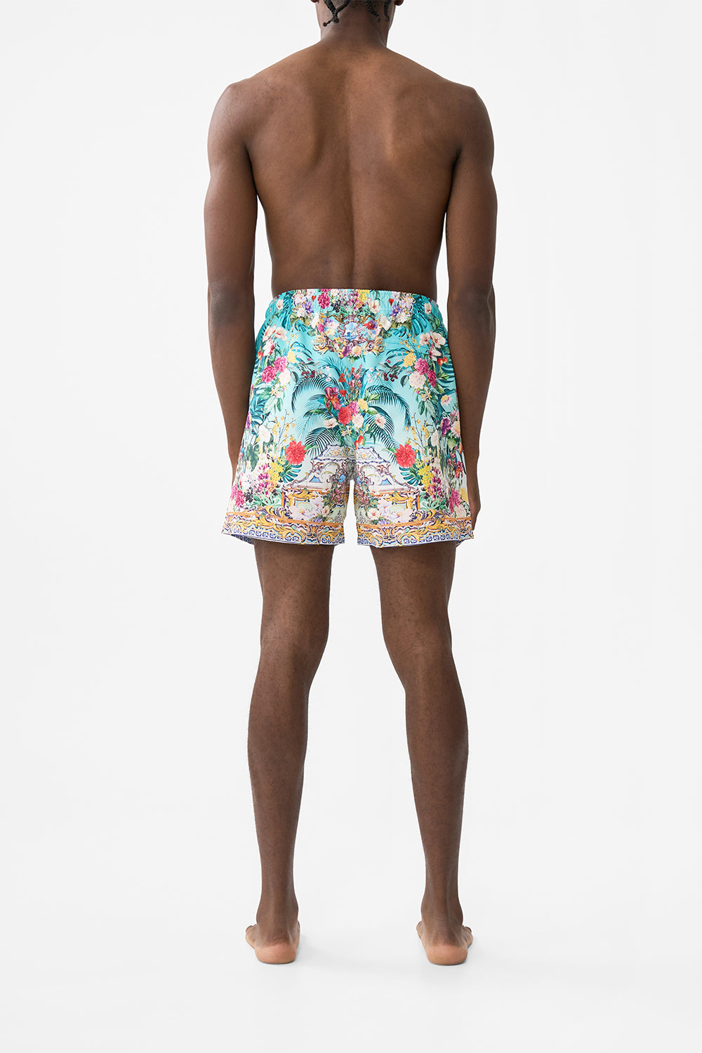 The CAMILLA MID LENGTH BOARDSHORT GARDENS OF QUELUZ