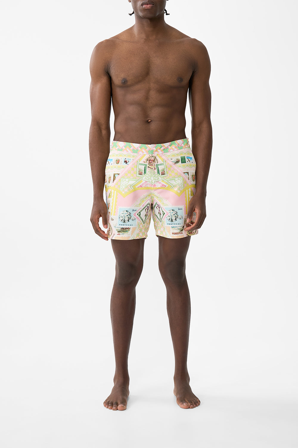The CAMILLA MID LENGTH SWIM SHORT WITH LOVE FROM LISBONWITH LOVE FROM LISBON