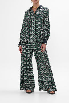 CURVED COLLAR BLOUSE WITH POCKETS MY PORTO PEN PAL