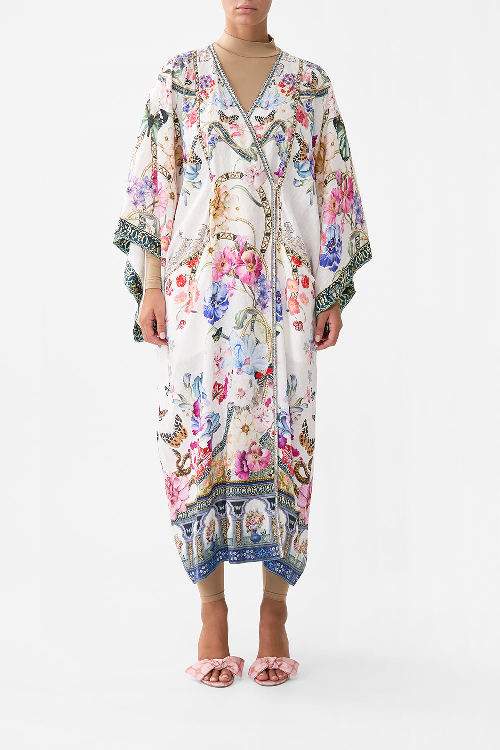 PANELLED WRAP KAFTAN MONSERRATE MAGIC