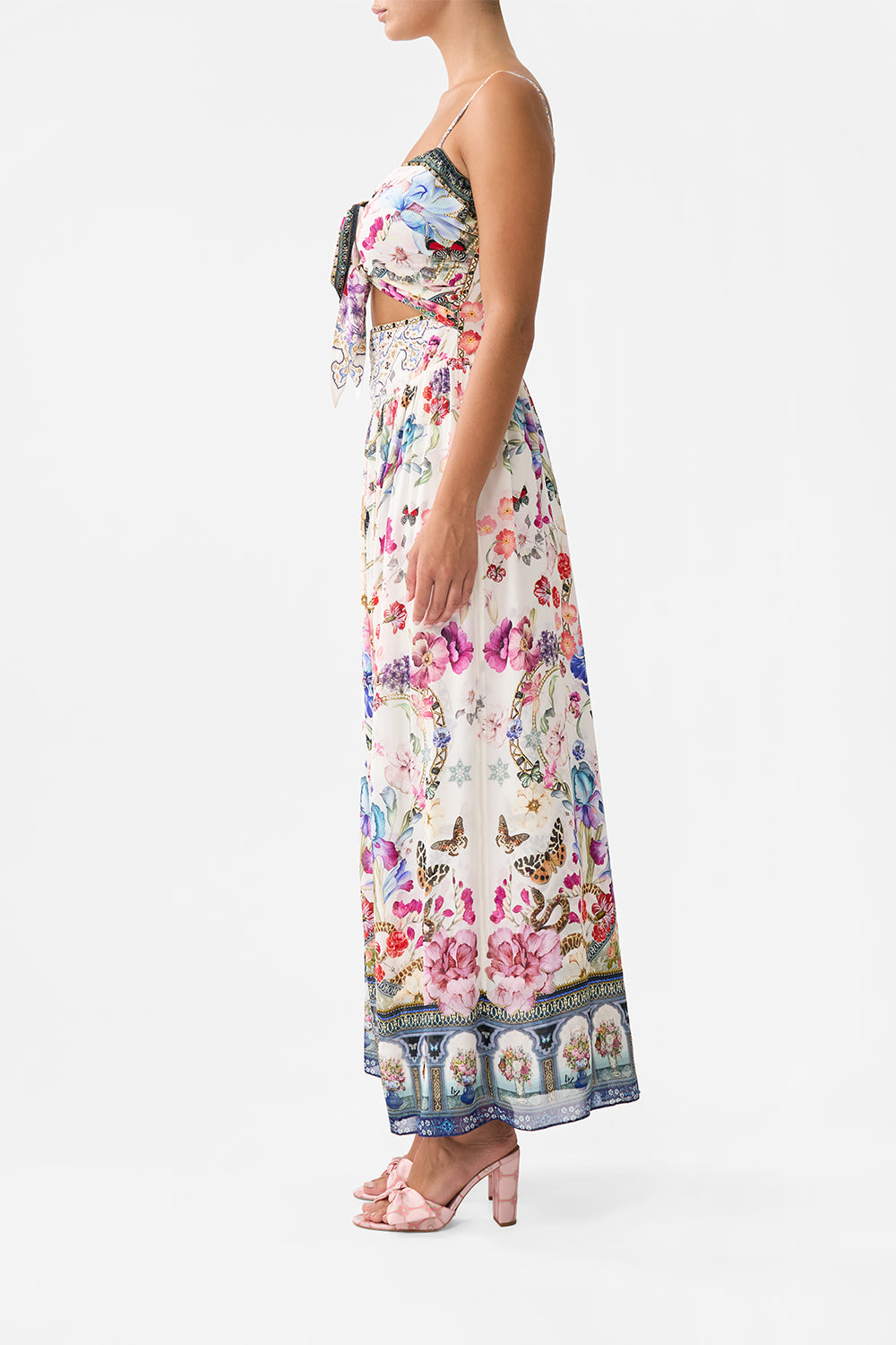 DOUBLE TIE FRONT DRESS MONSERRATE MAGIC