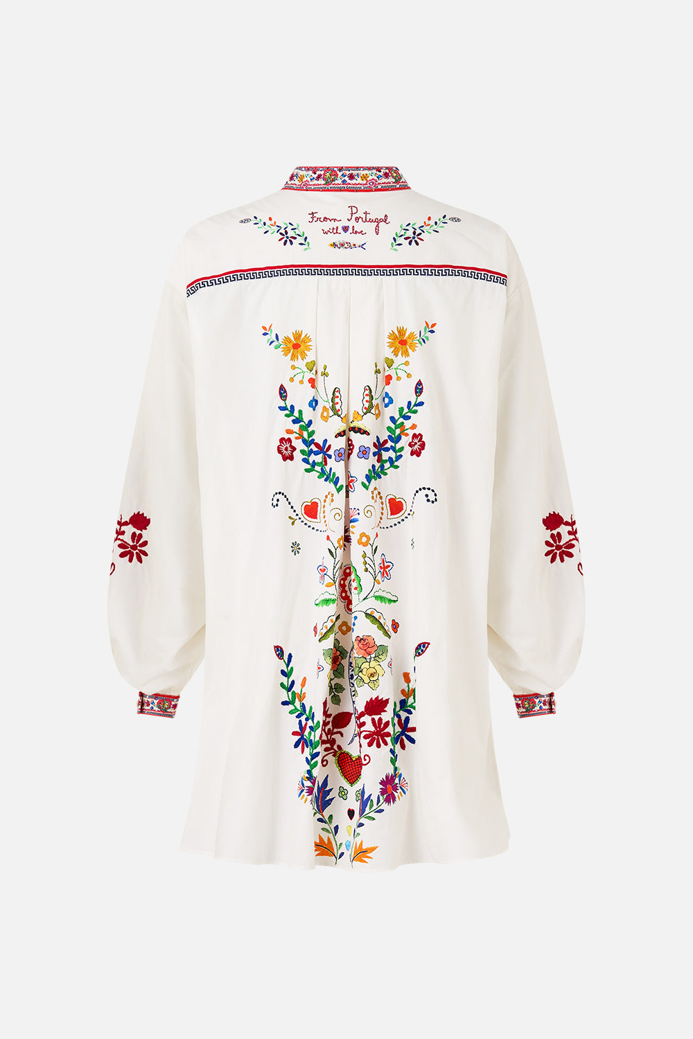 WAIST TIE BUTTON THROUGH SHIRT FAITH, LUCK & JUSTICE