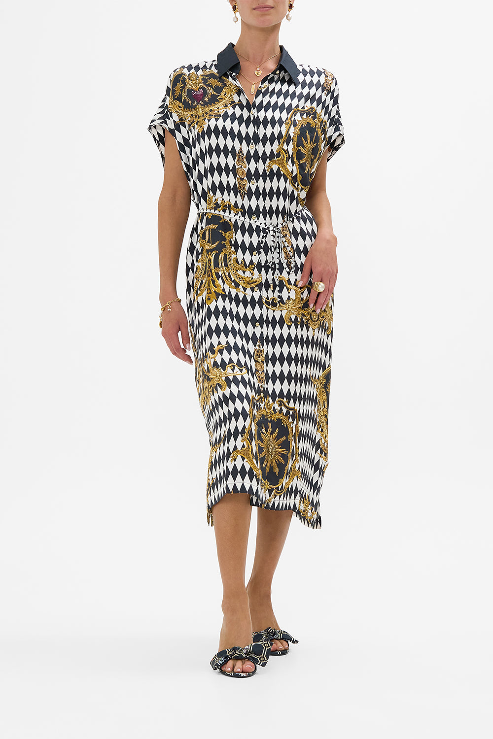 SLEEVELESS SHIRTDRESS MONARCHY MANIA