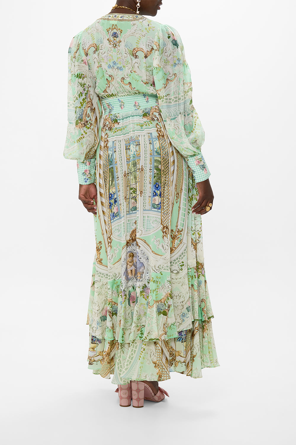 LONG BUTTON FRONT DRESS PESTANA PANORAMA