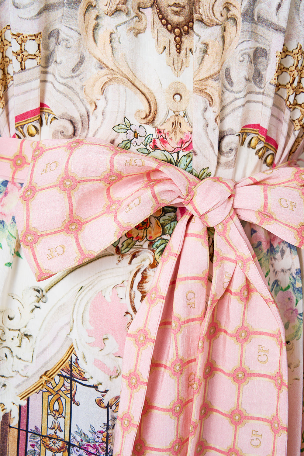 BOW SLEEVE MAXI DRESS LISBON LULLABY