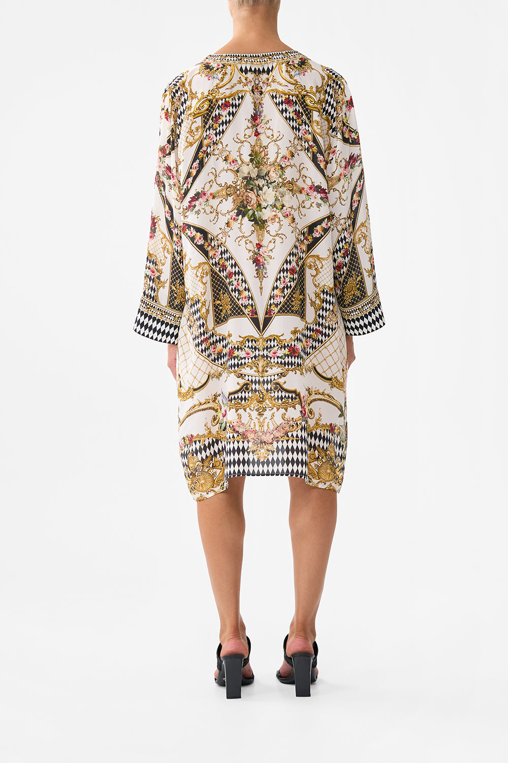 METAL EYELET KAFTAN ROCOCO GLOW