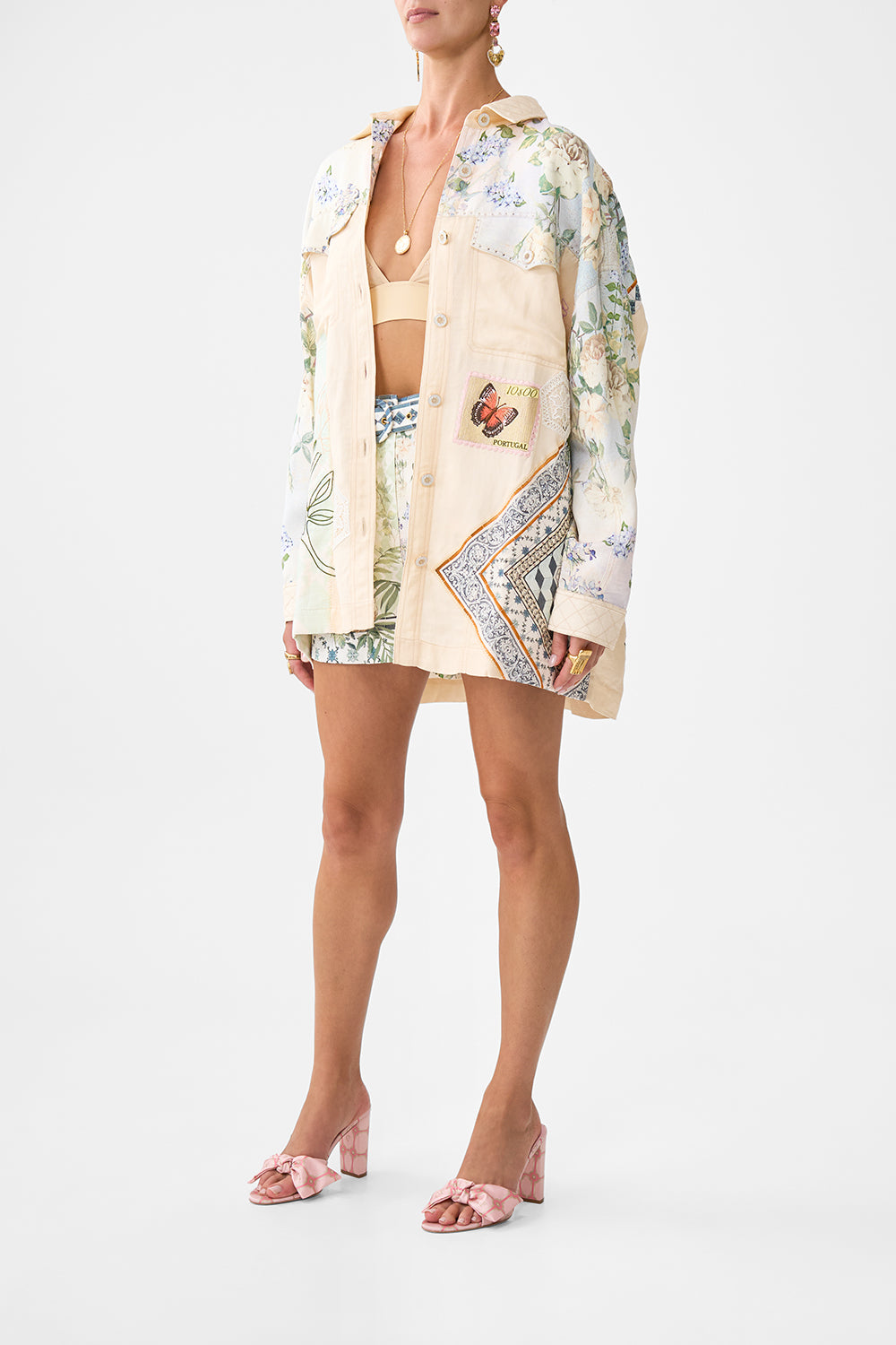 OVERSIZED SHACKET JARDIM PARTY