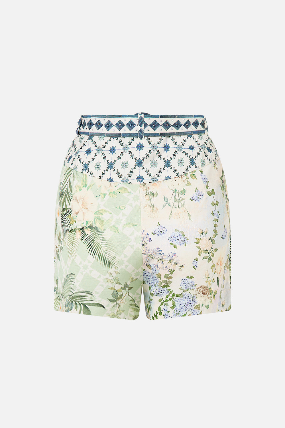 TUCK FRONT SHORT JARDIM PARTY