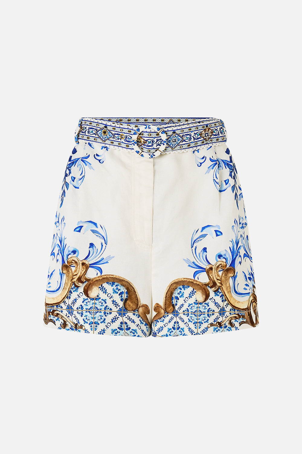 The CAMILLA TUCK FRONT SHORT AZUL ADVENTURES