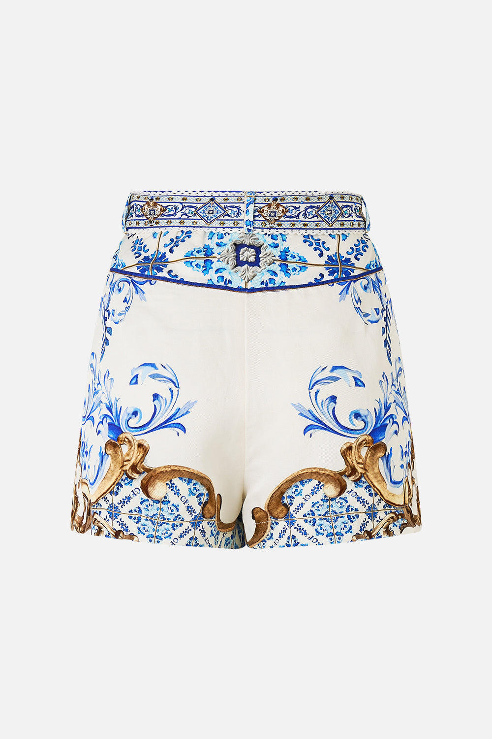 The CAMILLA TUCK FRONT SHORT AZUL ADVENTURES
