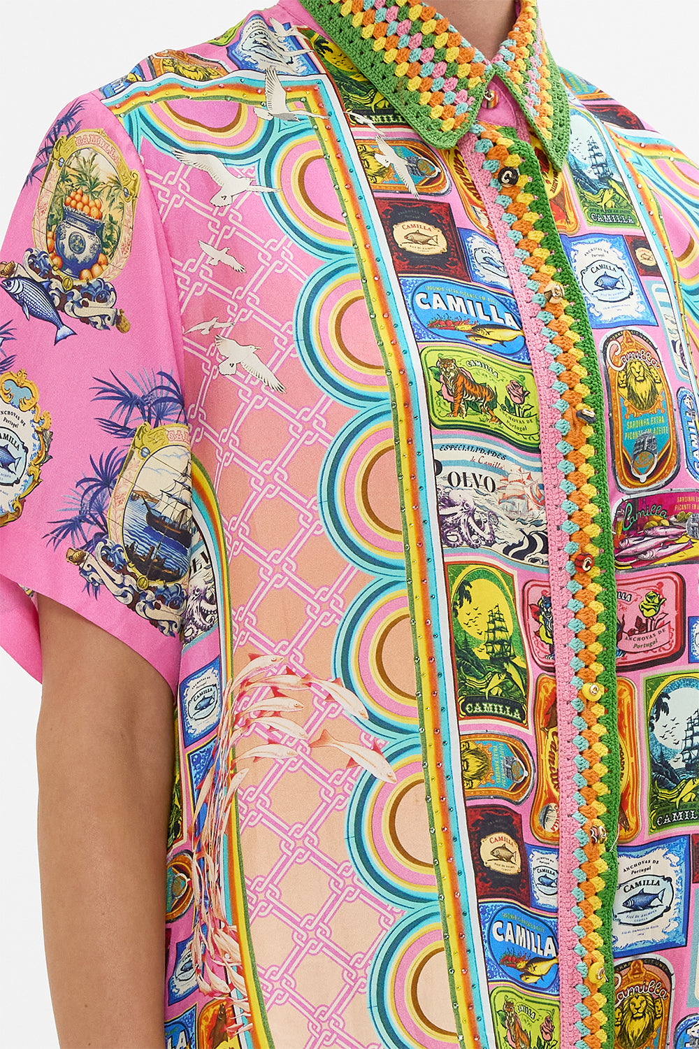 The CAMILLA CLASSIC SHIRT SALTY SPLENDOUR