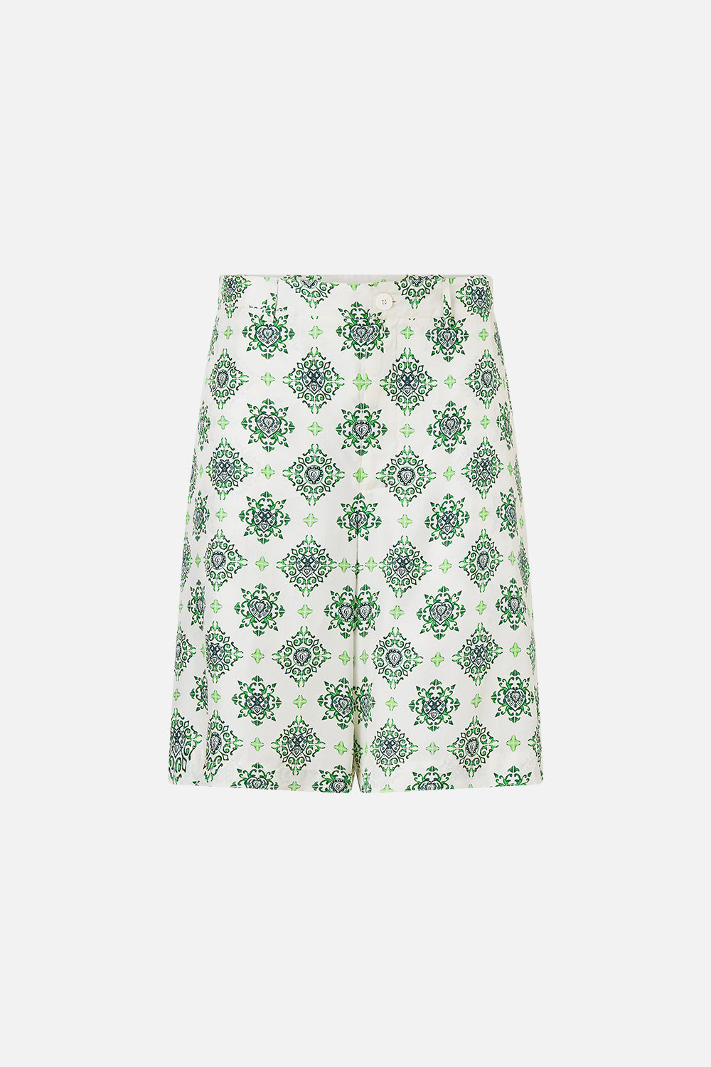 The CAMILLA FIXED WAIST MID LENGTH WALK SHORT CORRIDOR OF CALM