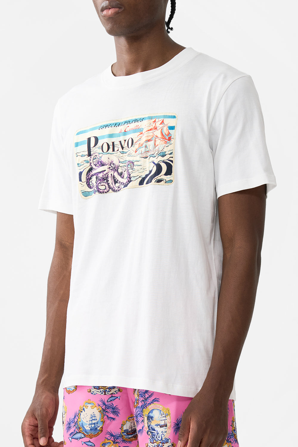 The CAMILLA RELAXED HEAVYWEIGHT TEE SALTY SPLENDOUR