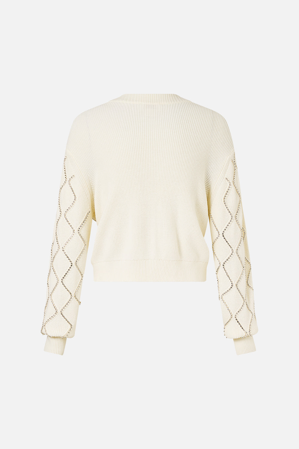 The CAMILLA CROPPED KNIT CARDIGAN THE QUEENS QUARTERS