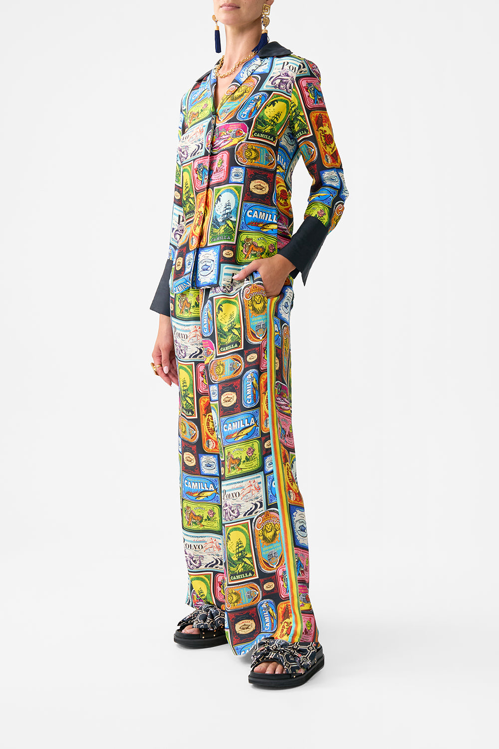 The CAMILLA PYJAMA SHIRT SAL DO MAR